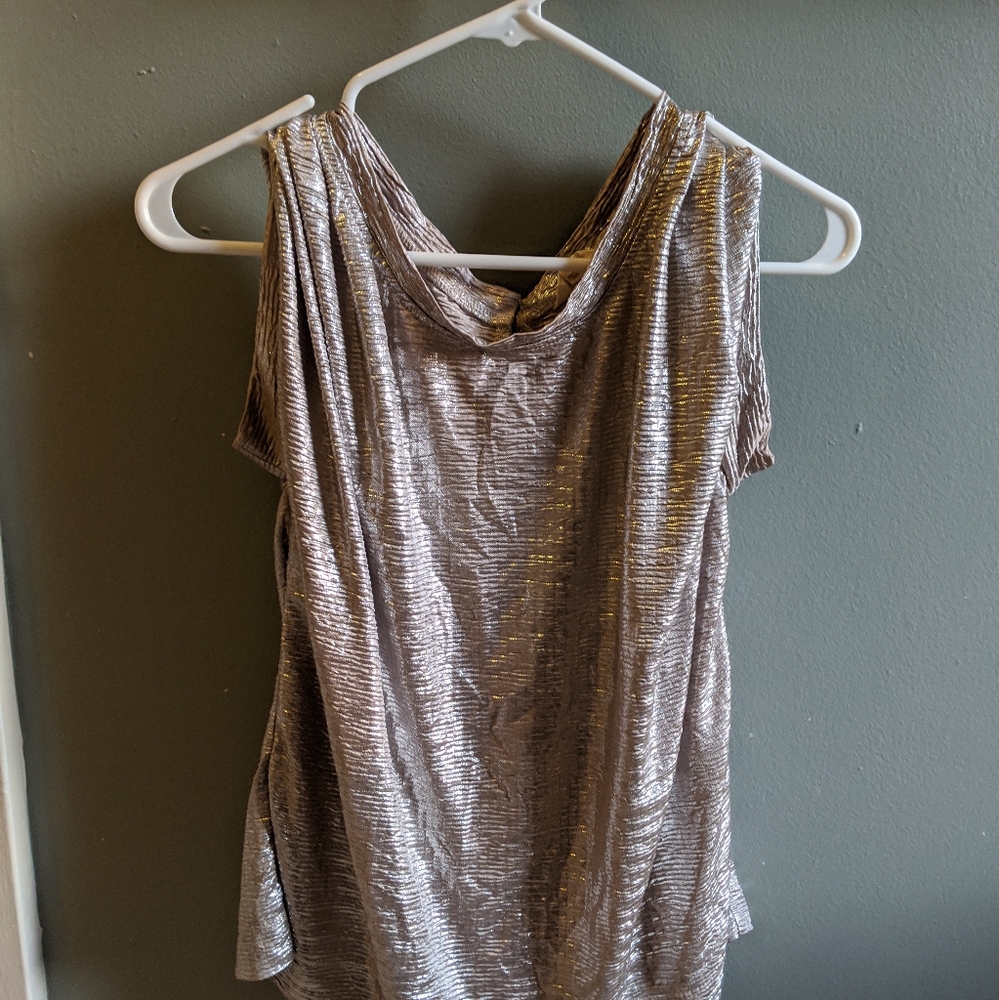 Silver tank top